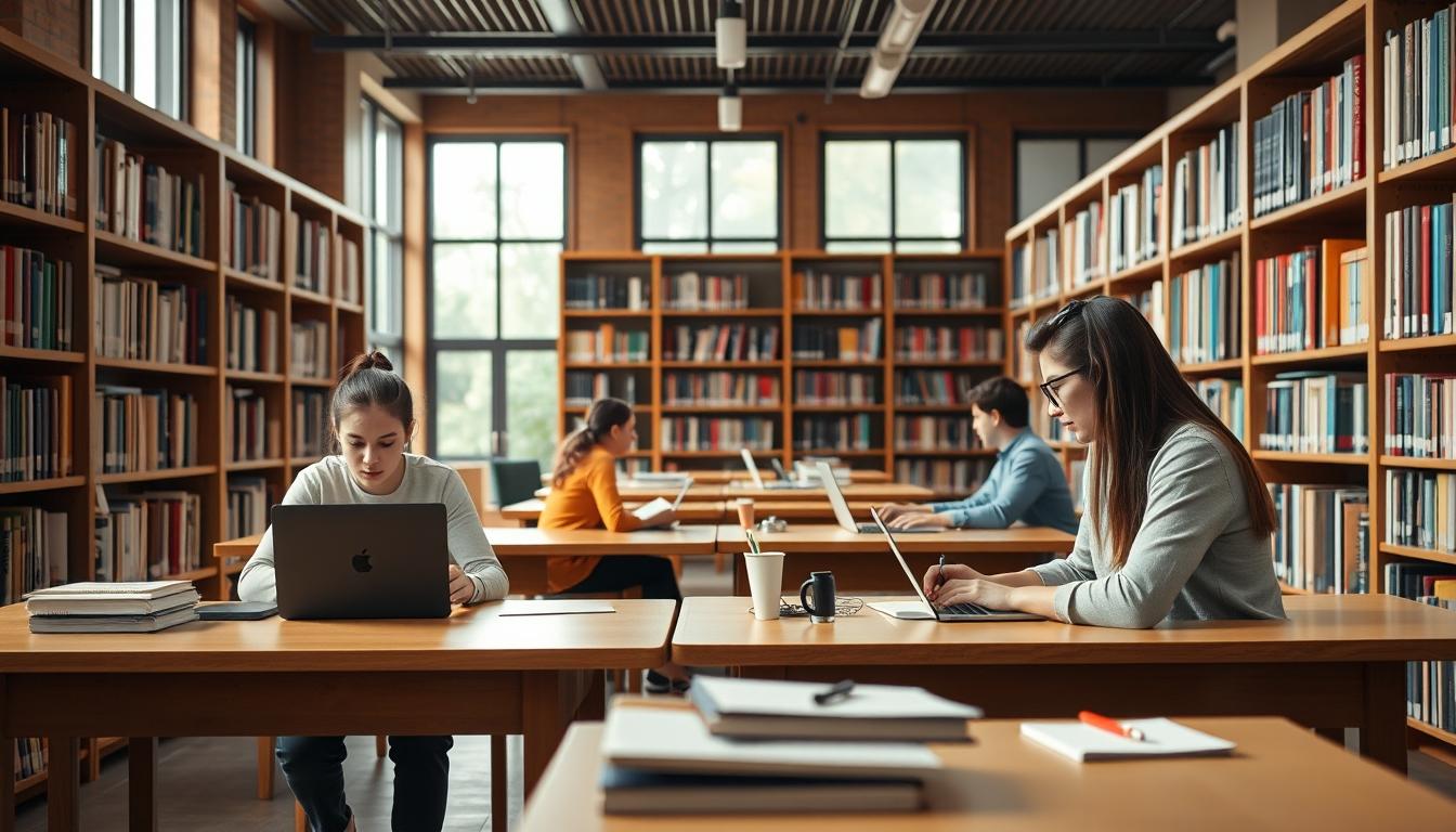 Organized study environment supporting productive learning