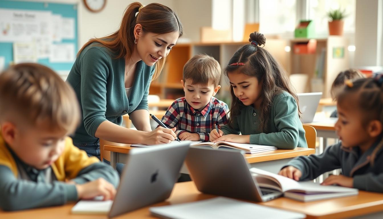 Structured study materials and learning resources on a desk